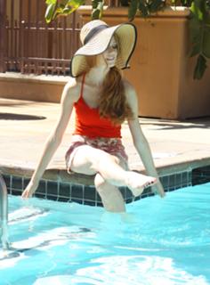 Katherine McNamara feet photo thumbnail