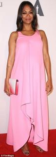 Zoe Saldana feet photo thumbnail