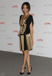 Zoe Saldana feet photo thumbnail