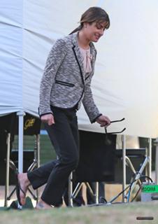 Lea Michele feet photo thumbnail
