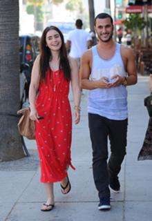 Lily Collins feet photo thumbnail
