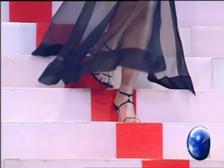 Michelle Hunziker feet photo thumbnail