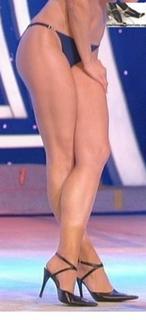 Michelle Hunziker feet photo thumbnail