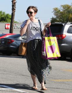 Lily Collins feet photo thumbnail