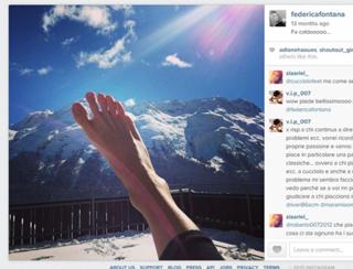 Federica Fontana feet photo thumbnail