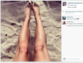 Ashley James feet photo thumbnail