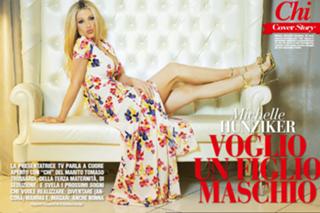 Michelle Hunziker feet photo thumbnail