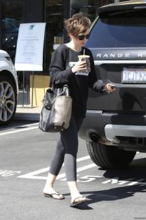 Lily Collins feet photo thumbnail