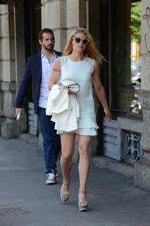 Michelle Hunziker feet photo thumbnail