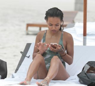 Karrueche Tran feet photo thumbnail