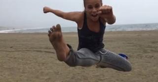 Paige VanZant feet photo thumbnail