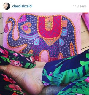 Claudia Lizaldi feet photo thumbnail