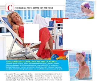 Michelle Hunziker feet photo thumbnail