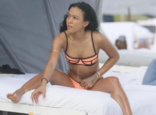 Karrueche Tran feet photo thumbnail