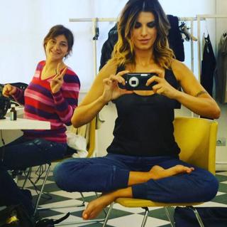 Elisabetta Canalis feet photo thumbnail