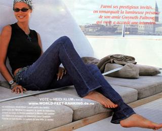 Heidi Klum feet photo thumbnail