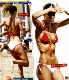 Elisabetta Canalis feet photo thumbnail