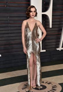 Lily Collins feet photo thumbnail