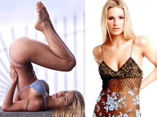 Michelle Hunziker feet photo thumbnail