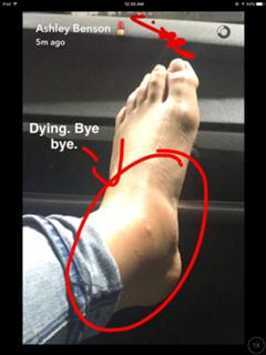 Ashley Benson feet photo thumbnail