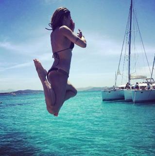 Elisabetta Canalis feet photo thumbnail