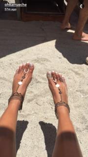 Karrueche Tran feet photo thumbnail
