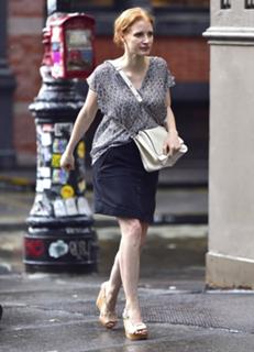 Jessica Chastain feet photo thumbnail