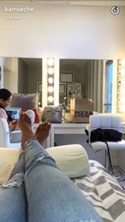 Karrueche Tran feet photo thumbnail