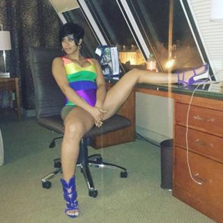 Cardi B feet photo thumbnail