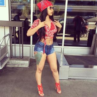Cardi B feet photo thumbnail