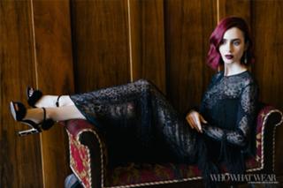 Lily Collins feet photo thumbnail