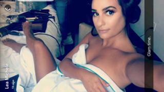 Lea Michele feet photo thumbnail