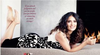 Salma Hayek feet photo thumbnail