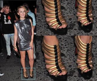Kylie Minogue feet photo thumbnail