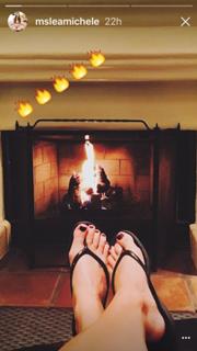 Lea Michele feet photo thumbnail