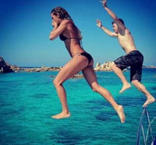 Elisabetta Canalis feet photo thumbnail
