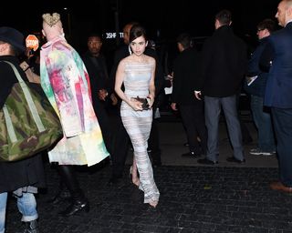 Lily Collins feet photo thumbnail