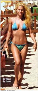 Michelle Hunziker feet photo thumbnail
