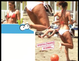 Elisabetta Canalis feet photo thumbnail