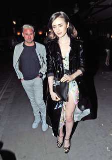 Lily Collins feet photo thumbnail