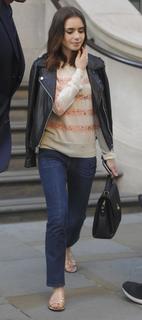 Lily Collins feet photo thumbnail