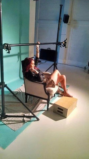 Dulce María feet photo thumbnail