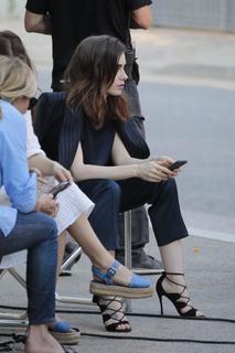 Lily Collins feet photo thumbnail