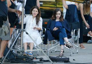 Lily Collins feet photo thumbnail