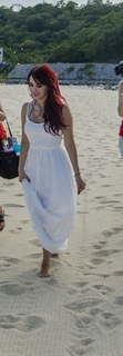 Dulce María feet photo thumbnail