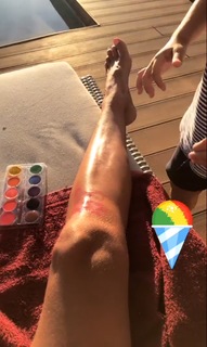 Belén Rodríguez feet photo thumbnail