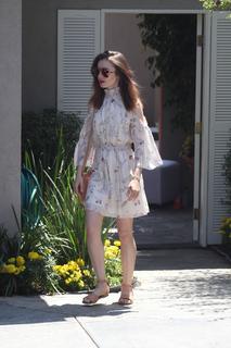 Lily Collins feet photo thumbnail