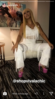 Cardi B feet photo thumbnail