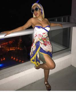 Cardi B feet photo thumbnail