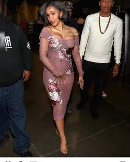 Cardi B feet photo thumbnail